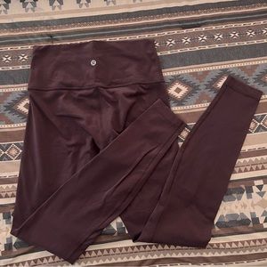 Purple lululemon Leggings